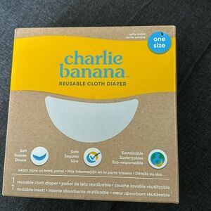 Charlie banana Pack of 1 Reusable cloth Diapers One Size brand new